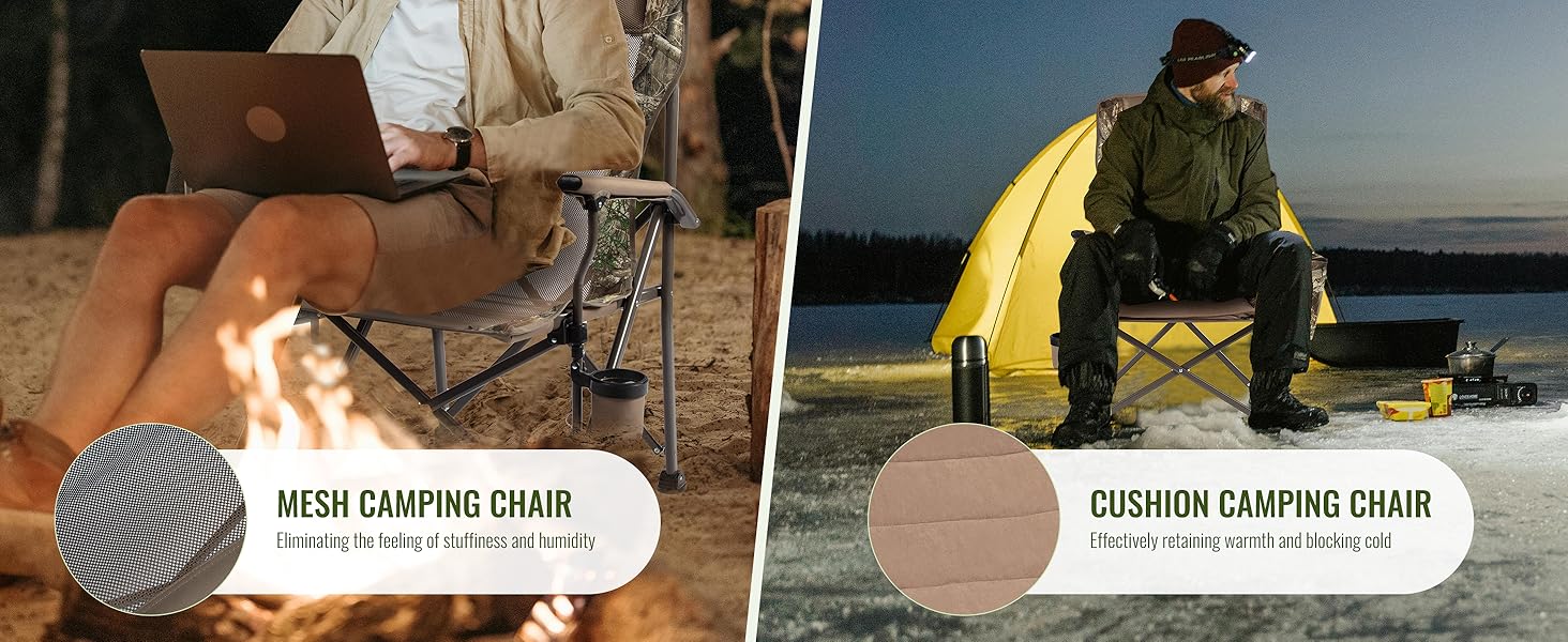 camping chairs for adults heavy duty